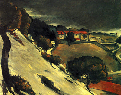 L'Estaque, Melting Snow Paul Cezanne